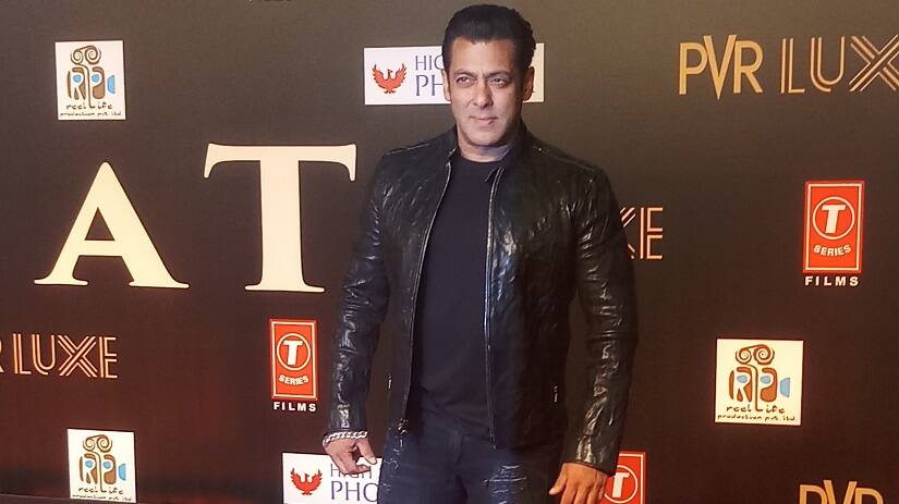 Salman Khan attends Bharat premiere in Mumbai